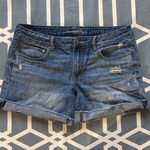 American Eagle Midi Denim Shorts